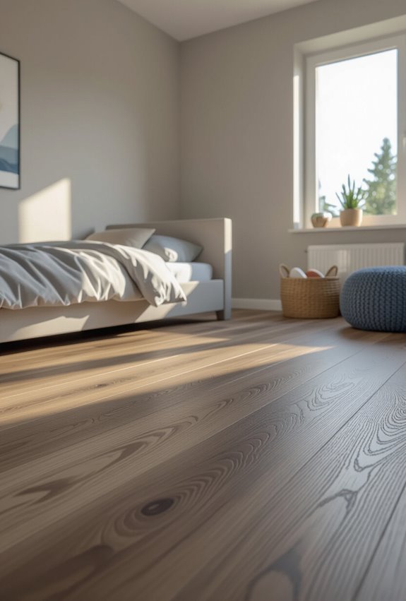 scratch resistant vinyl with cork