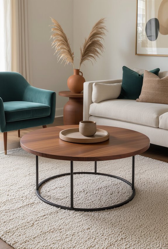 sculptural glazed coffee centerpiece