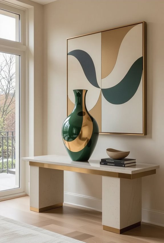 sculptural vases abstract art