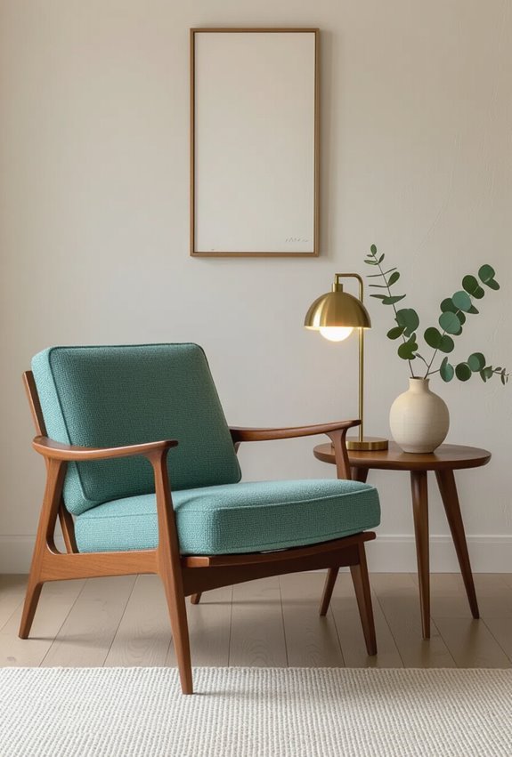 seafoam teak brass harmony