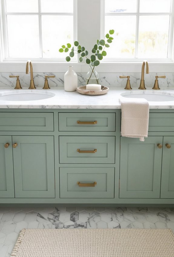 seafoam vanities coastal accents