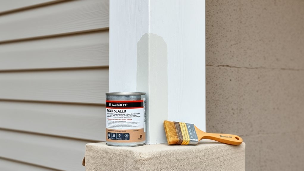 sealer protects exterior paint
