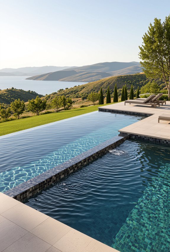 seamless cliffside panoramic pool