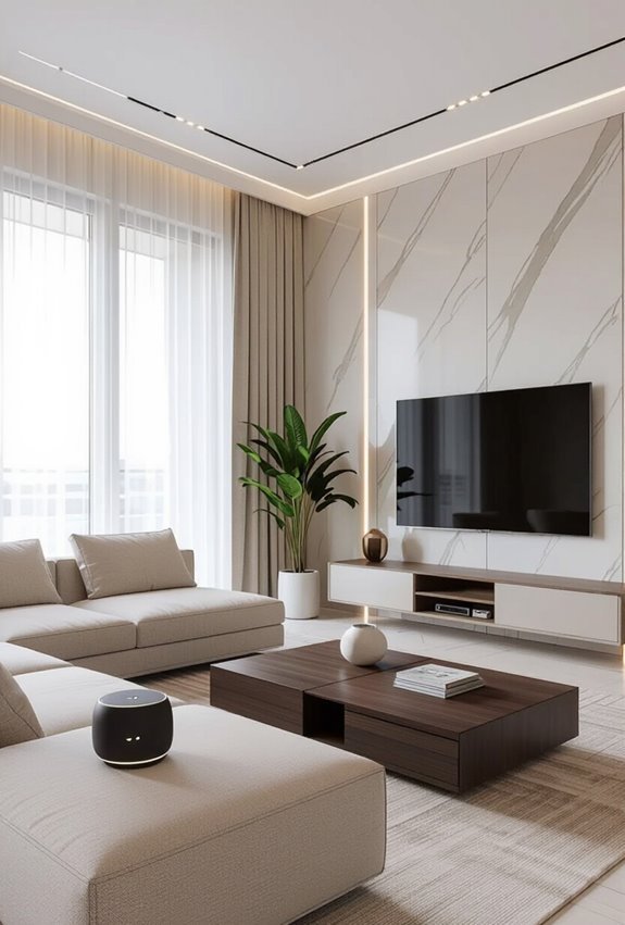 seamless discreet voice controlled ambiance