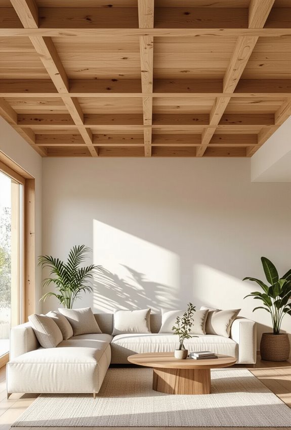 seamless hidden fastener wood ceiling