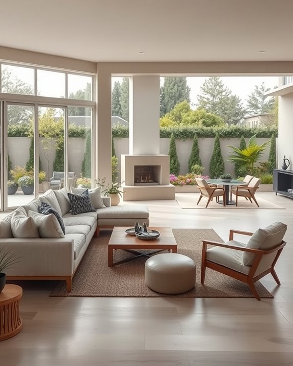 seamless indoor outdoor connection
