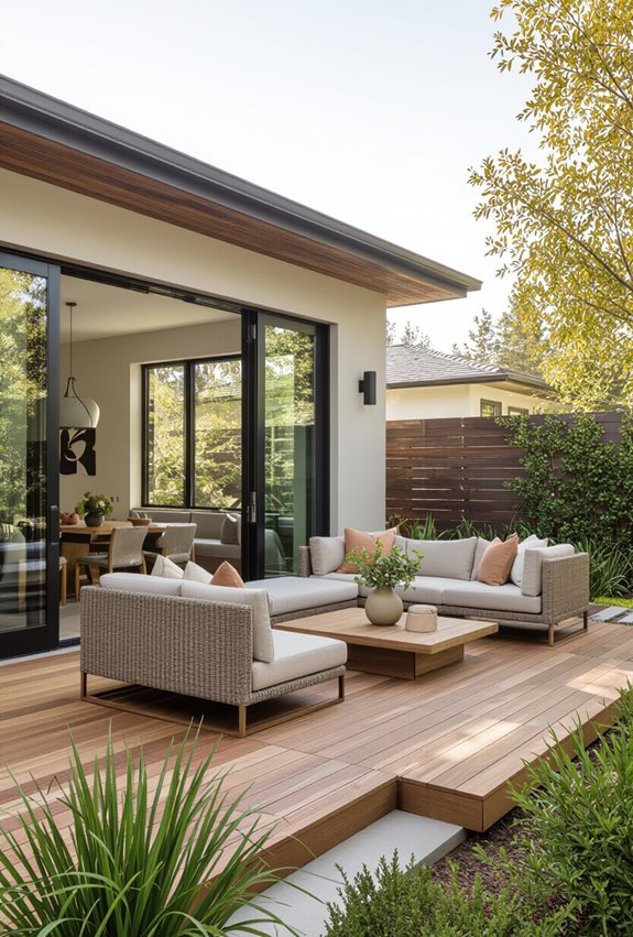 seamless indoor outdoor living flow