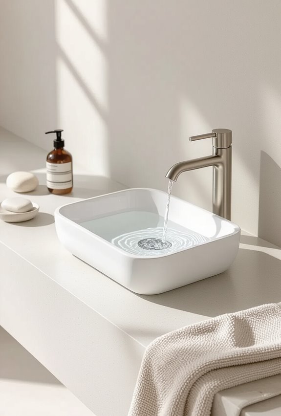 seamless integrated countertop sinks