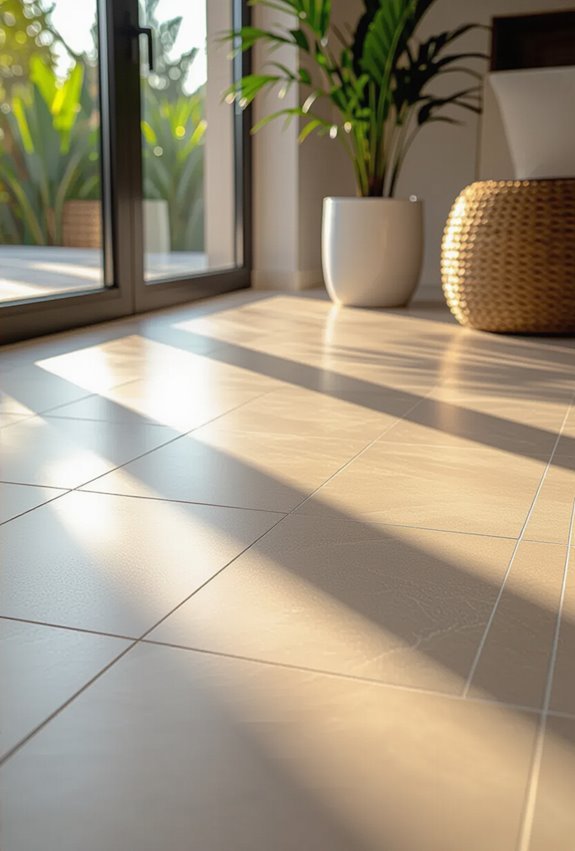 seamless invisible epoxy or microcement
