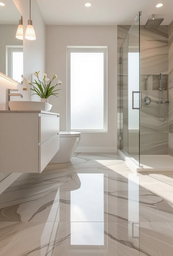 seamless moisture resistant resin flooring