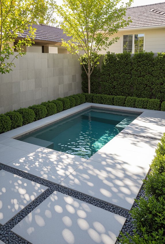 seamless sunken patio plunge