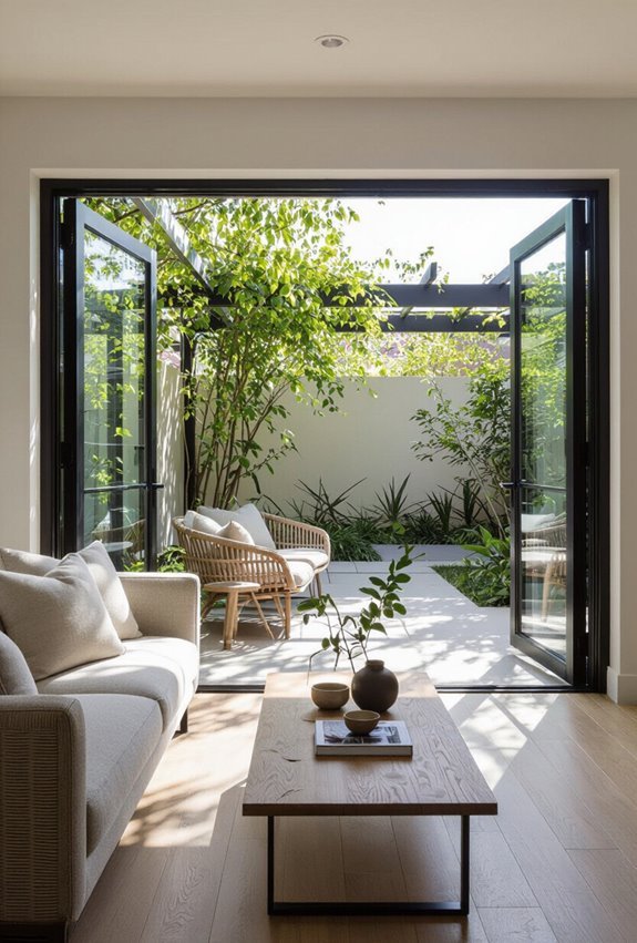 seamless weatherproof bi fold living