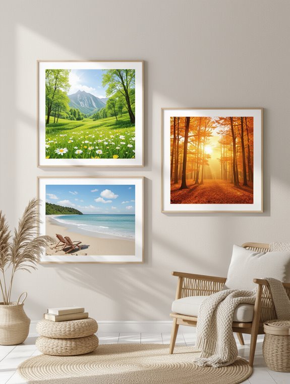 seasonal and thematic decor rotations