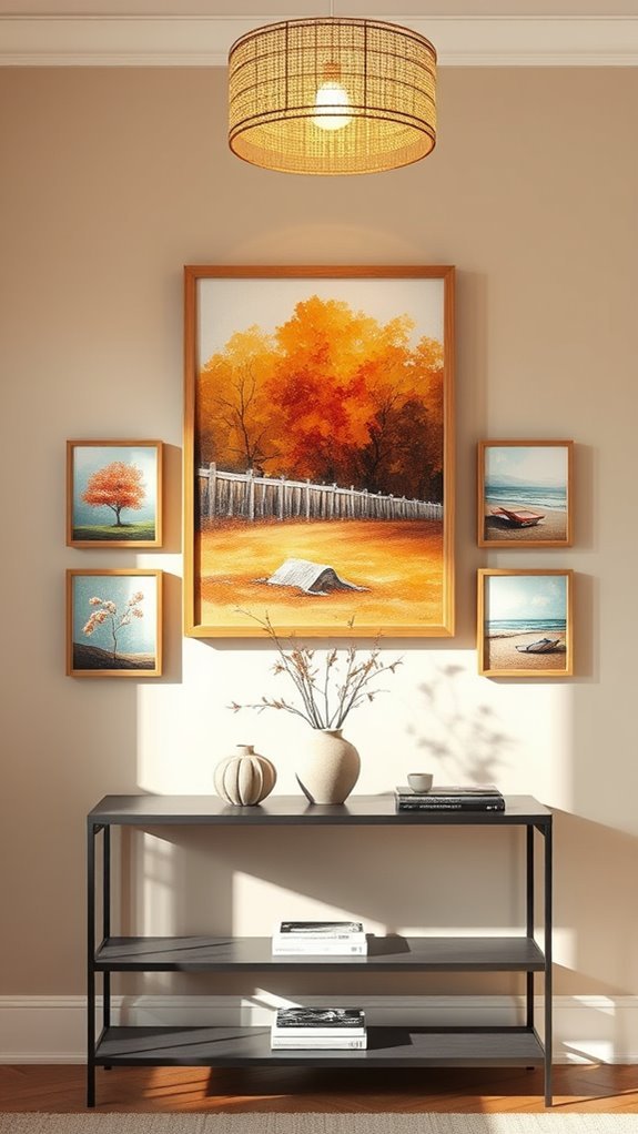 seasonal art display ideas