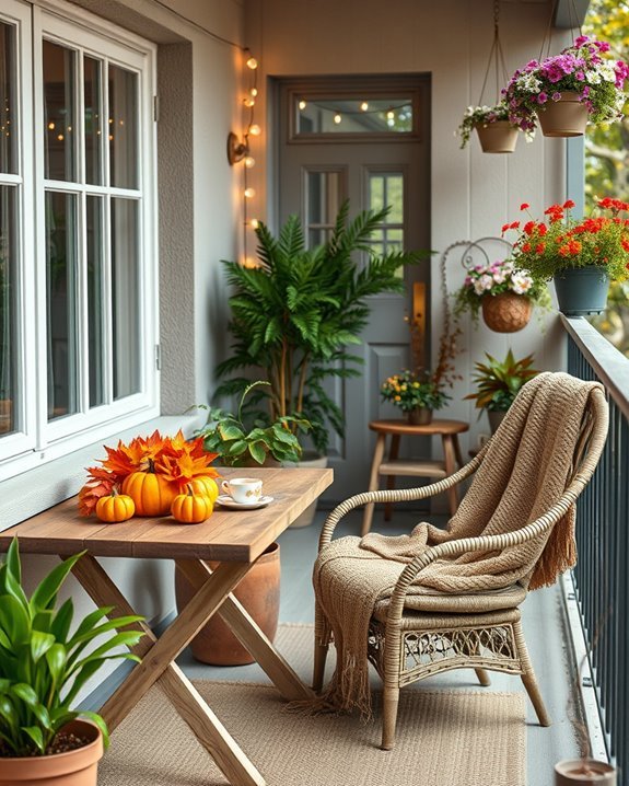 seasonal balcony decor ideas