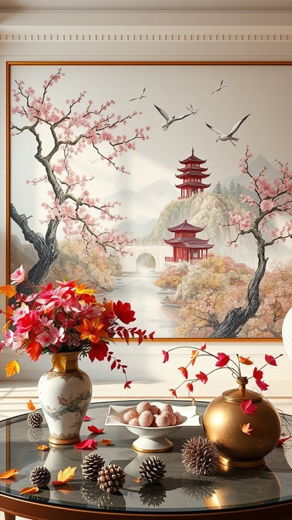 seasonal chinoiserie art rotations