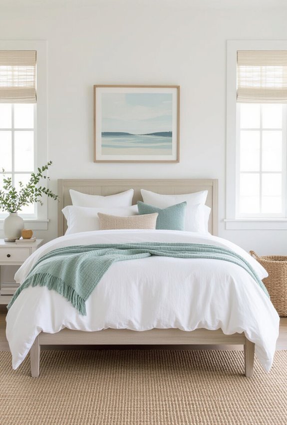 seasonal coastal bedroom refresh