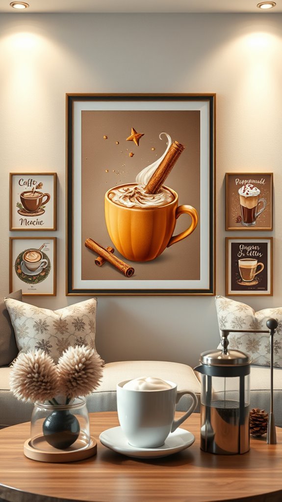 seasonal coffee art inspiration