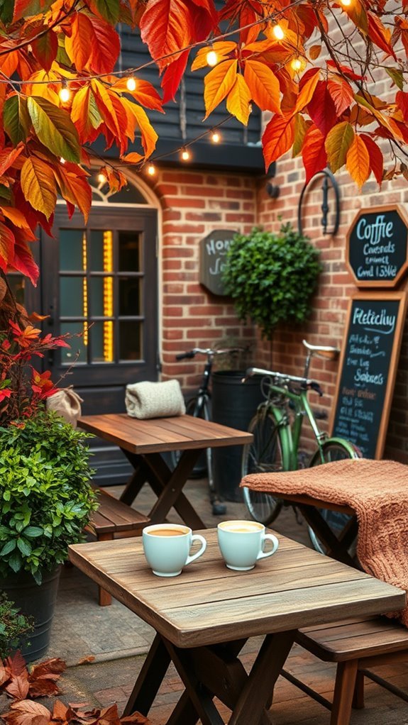 seasonal coffee shop transformations