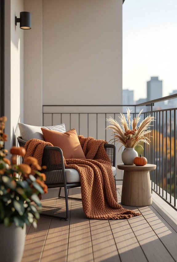 seasonal cozy balcony transformations
