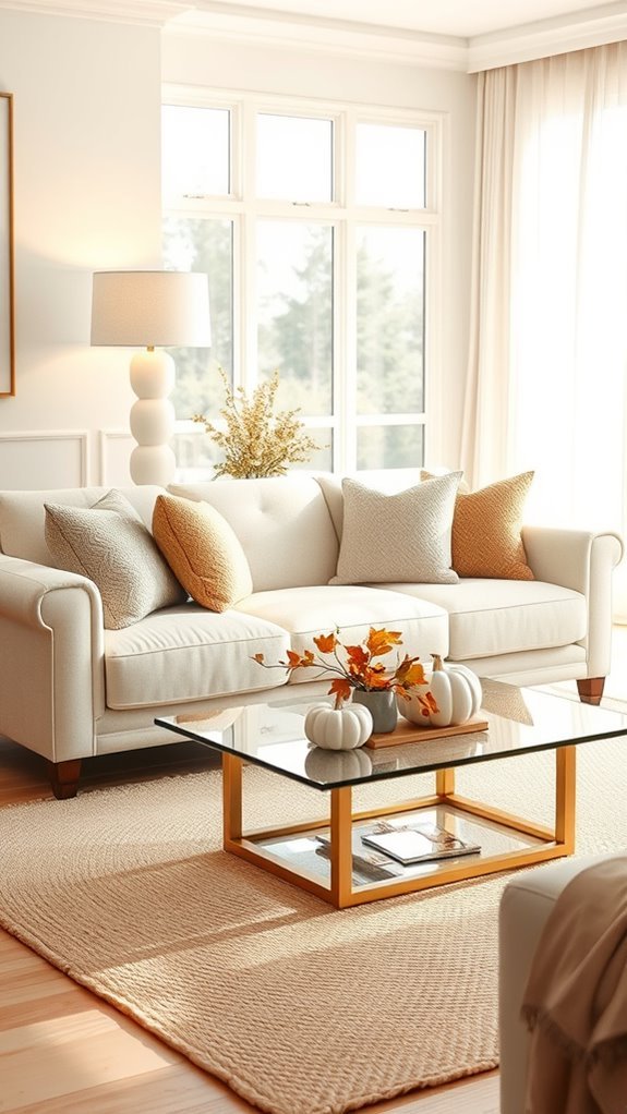 seasonal decor for ivory rooms