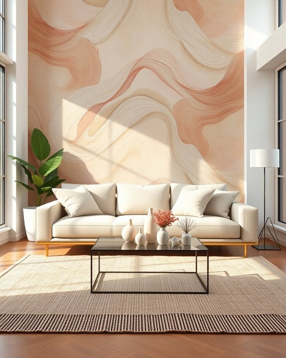seasonal decor with wallpaper