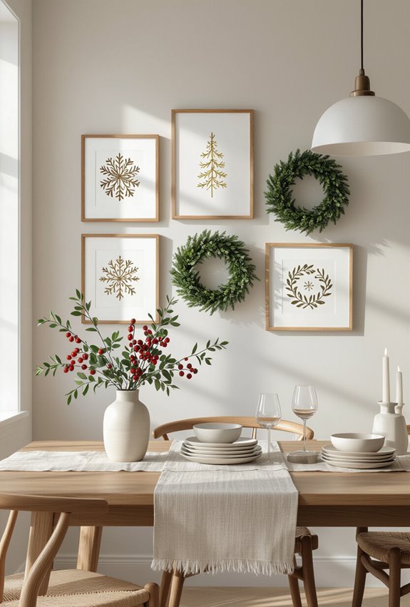 seasonal dining wall d cor