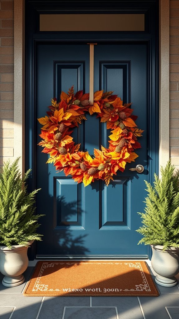 seasonal entryway wreath designs