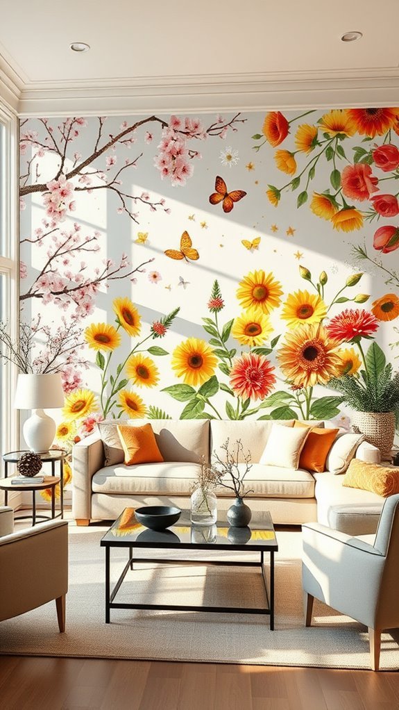 seasonal floral home refresh