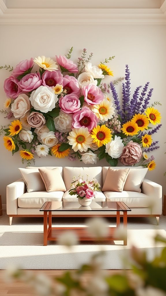seasonal floral theme rotation