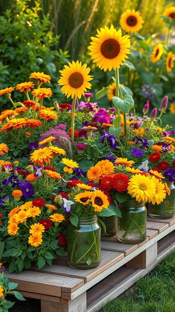 seasonal flower bed planning