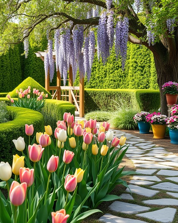 seasonal flower garden rotation