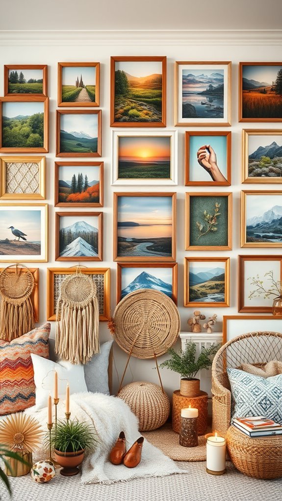 seasonal gallery wall accents