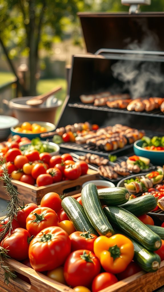 seasonal herbs enhance bbq