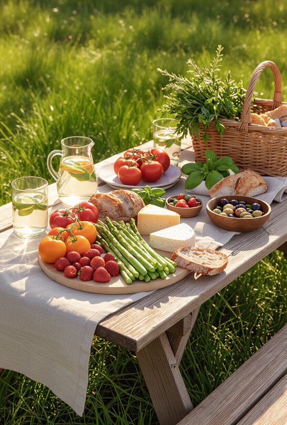 seasonal herbs fruits foraged flavors
