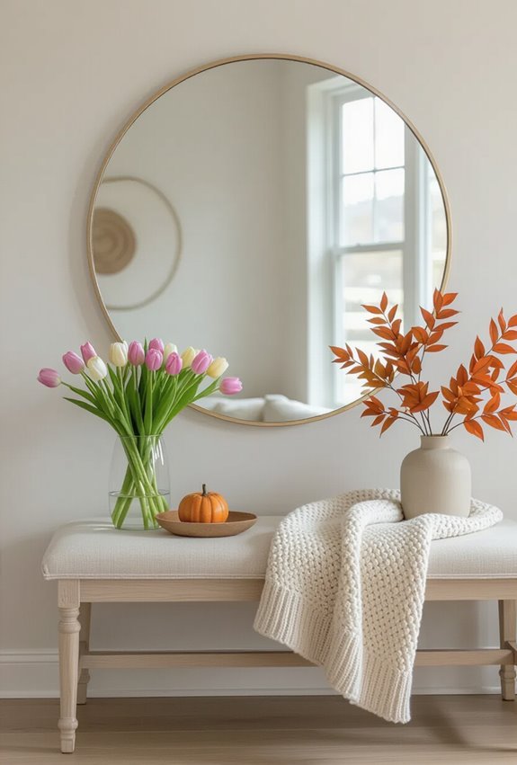 seasonal hues amplify reflections