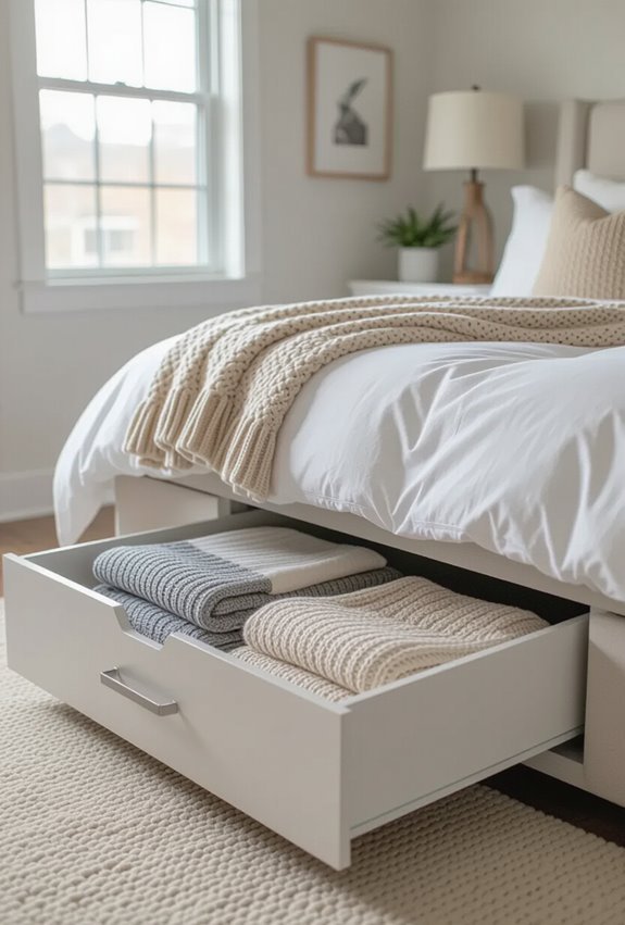 seasonal items under bed organizers