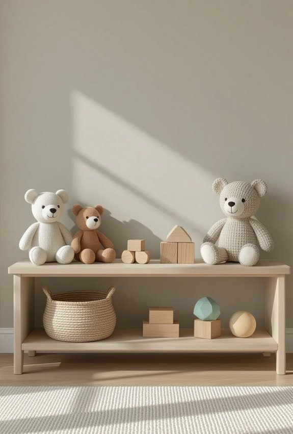 seasonal kid friendly storage displays