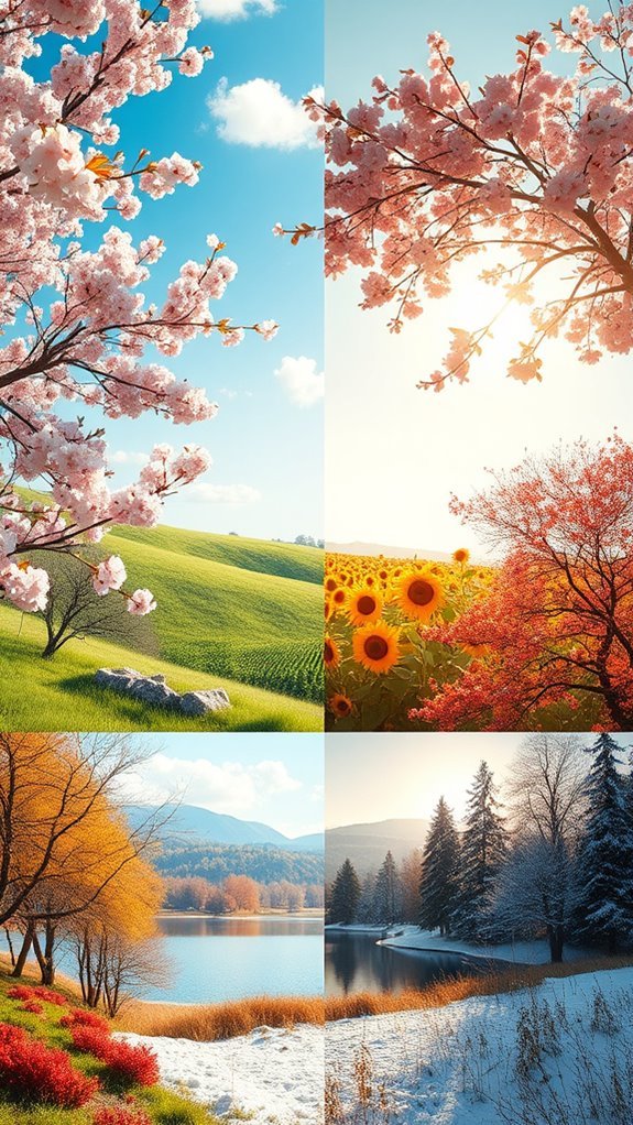 seasonal landscape wall art