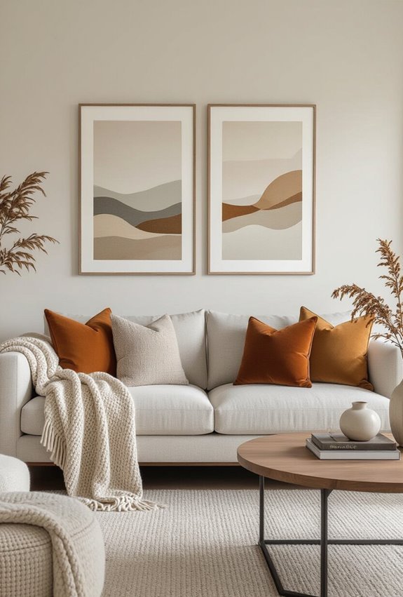seasonal living room refresh