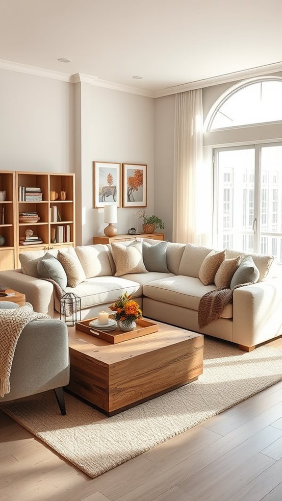 seasonal living room transformation
