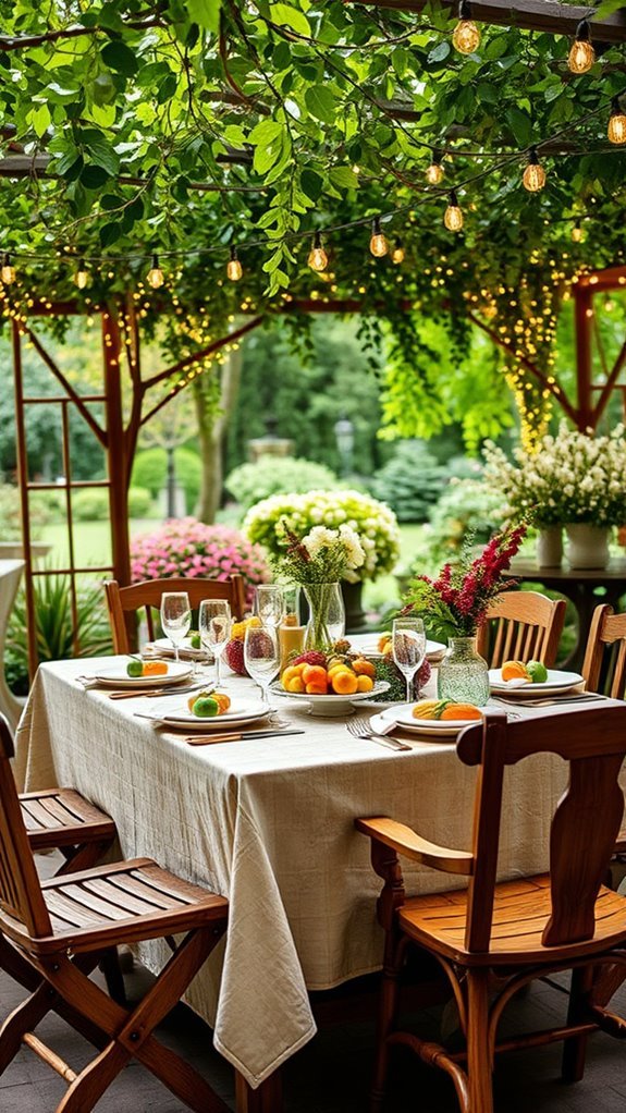 seasonal menu with local ingredients