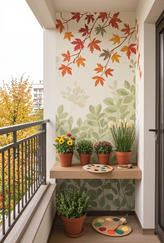 seasonal painted balcony moods
