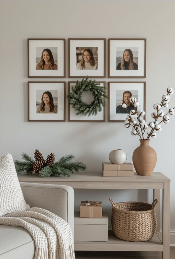 seasonal personalized family photo collages