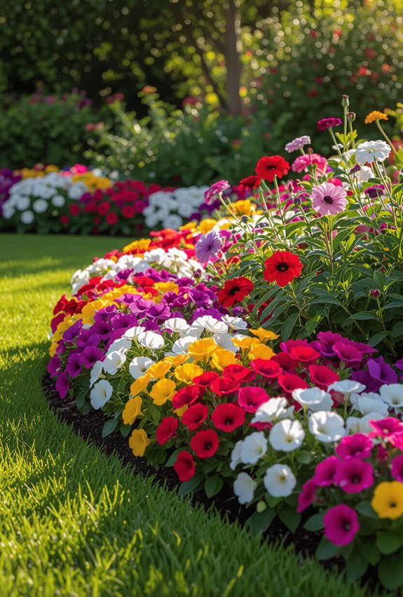 seasonal pollinator friendly colorful beds