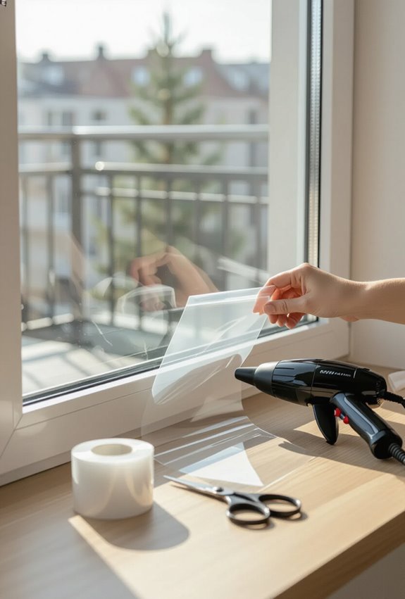 seasonal removable window insulation film