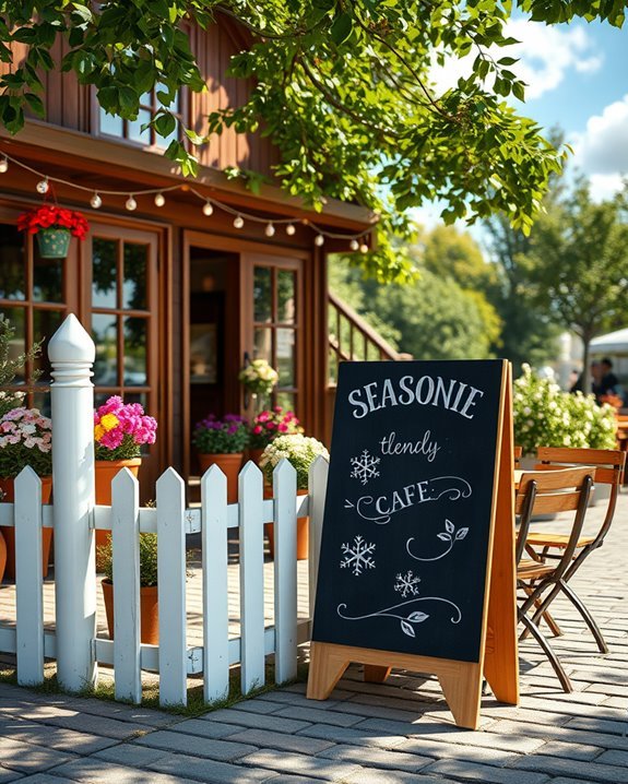 seasonal signage boosts engagement