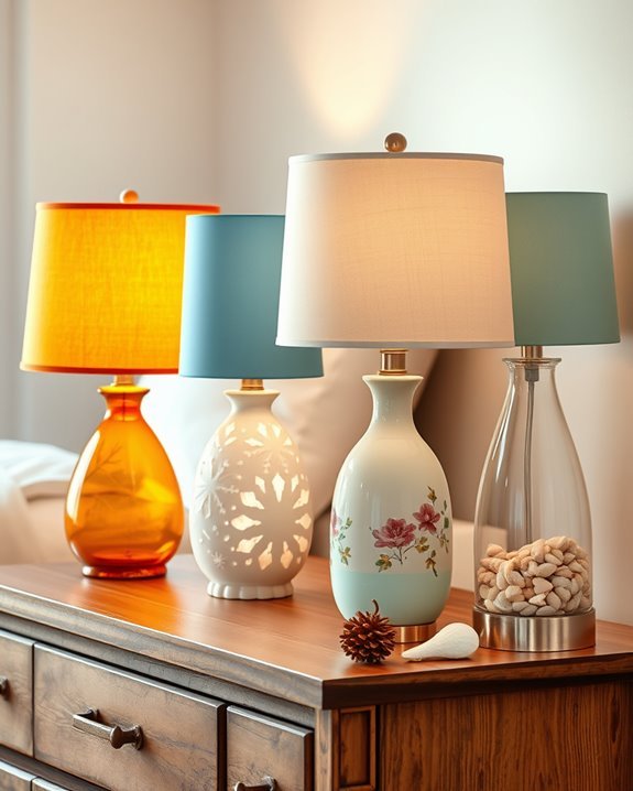 seasonal themed table lamps