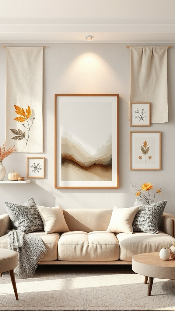 seasonal wall decor changes