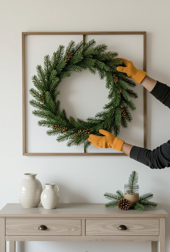 secure heavy decor with studs
